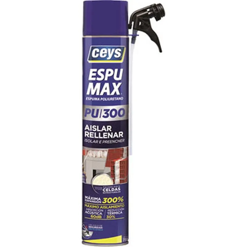 Compra ESPUMA POLIURETANO ESPUMAX CANULA 750 ML CEYS 504802 al mejor precio