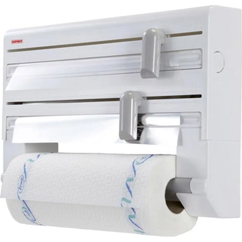 Compra PORTARROLLOS COCINA PARED TRIPLE PARAT CONFORT PLASTICO LEIFHEIT 1025703 al mejor precio