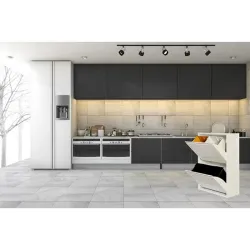 Compra CONTENEDOR BASURA ECOLOGICO METALICO 4 DEPARTAMENTOS BLANCO GORO X530.07/BI al mejor precio