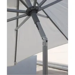 Compra PARASOL ALUMINIO BLANCO 3 M TUBO 48 MM IMPORT AP-300-48-P ZT03-412 al mejor precio
