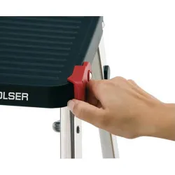 Compra TABURETE ALUMINIO 2 PELDAÑOS HOMOLOGADO M/2 NEGRO ROLSER MD2001 NEGRO al mejor precio