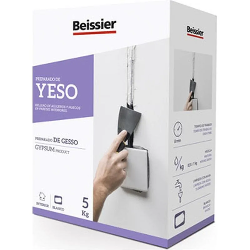 Compra YESO FINO PREPARADO RELLENOS 5 KG BEISSIER 70447-002 al mejor precio