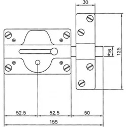 Compra CERROJO 300 PINTADO EZCURRA 1231100 al mejor precio