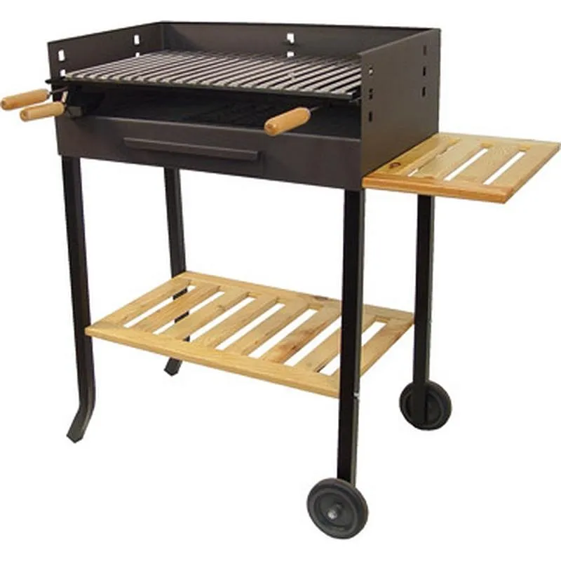 Compra BARBACOA CARBON-LEÑA RECTANGULAR HIERRO FORJADO G 93 X 68 X 40 CM IMEX EL ZORRO 71450 al mejor precio
