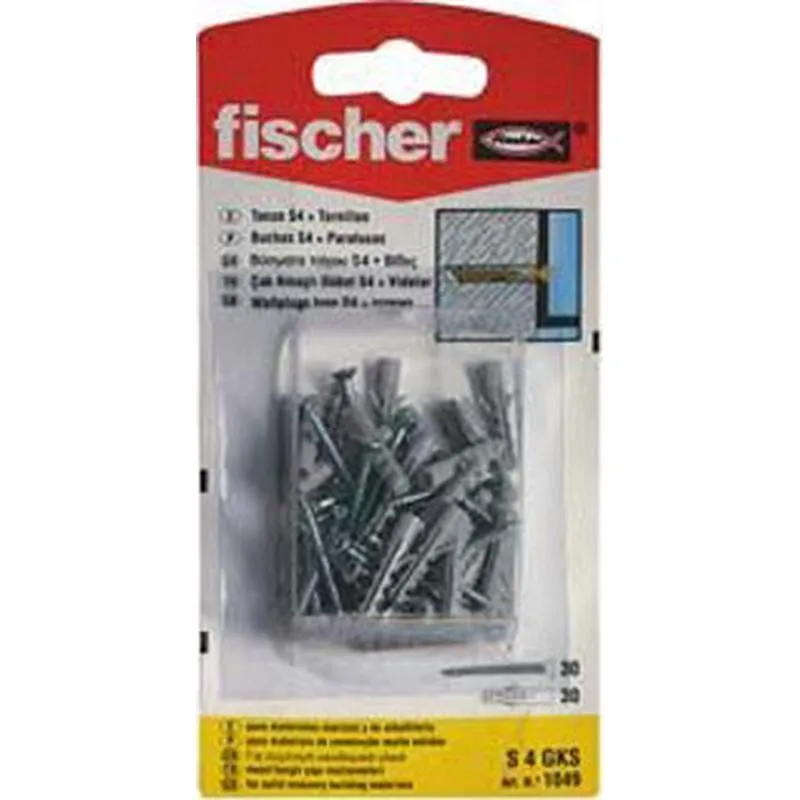 Compra TACO NILON GKS CON TORNILLO BLISTER S.8-10 TACOS FISCHER 14872 al mejor precio