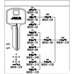 LLAVE ACERO MER-1D JMA MER-1D