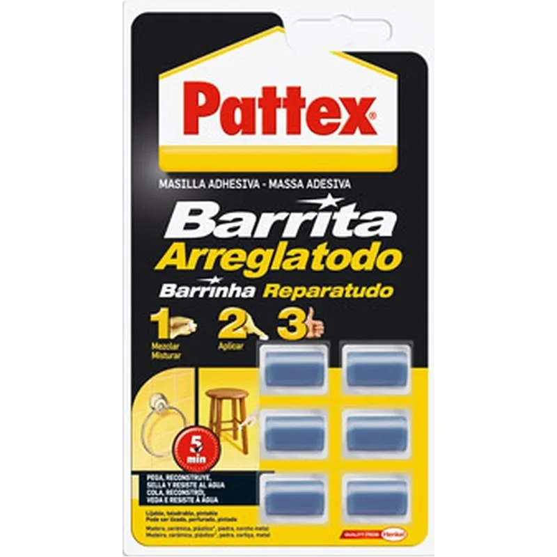 Compra MASILLA REPARACION BARRITA ARREGLATODO 6 DOSIS X 5 GR PATTEX 2668469 al mejor precio