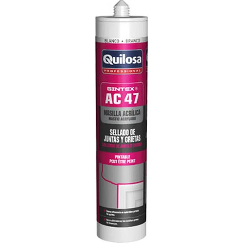 Compra SELLADOR ACRILICO JUNTAS Y GRIETAS SINTEX AC-47 300 ML GRIS QUILOSA 10043772 al mejor precio
