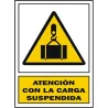 Compra SEÑAL ADVERTENCIA CASTELLANO 297X210 MM CARGA SUSPENDIDA 337 PLA-CAST al mejor precio