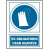 Compra SEÑAL OBLIGACION CATALAN 297X420 MM GUANTS 135 OBA-CAT al mejor precio