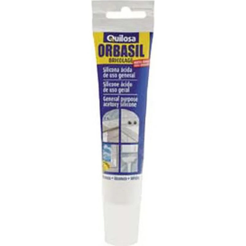Compra SILICONA ORBASIL BRICO TUBO 85 ML TRANSLUCIDO QUILOSA 10043044 al mejor precio