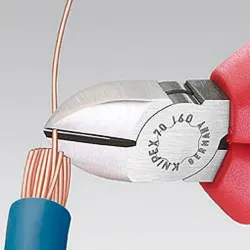 Compra ALICATE CORTE DIAGONAL 180 MM MANGO BIMATERIAL KNIPEX PREMIUM 70 02 180 al mejor precio