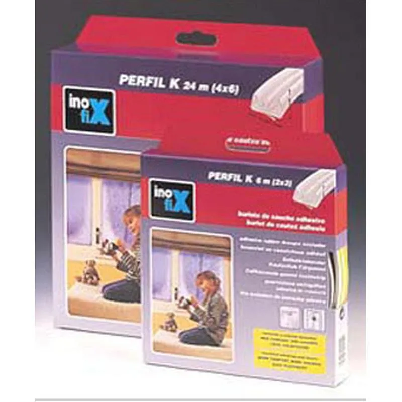 Compra BURLETE CAUCHO ADHESIVO "K" MARRON 6 M INOFIX 2115-4- 000 al mejor precio