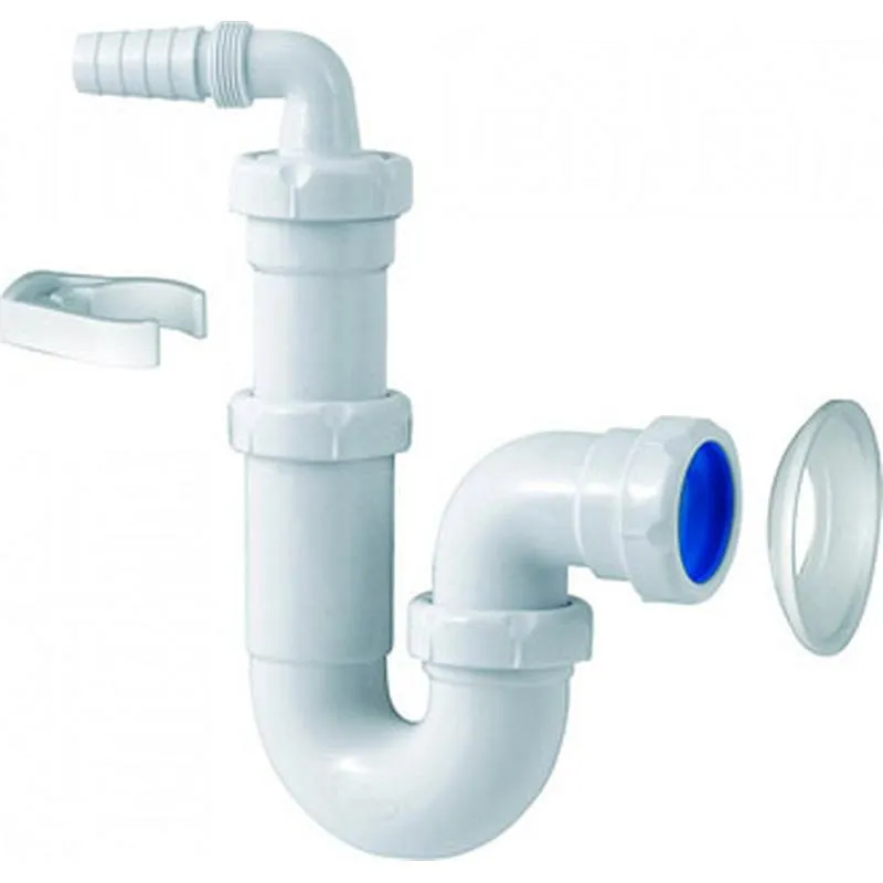 Compra SIFON CURVO EXTENSIBLE ELECTRODOMESTICO S-118 1 1/2 JIMTEN 019018 al mejor precio