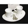 Compra TAZA CAFE DUO CON PLATO DUO INCLUYE 2 CUCHARAS MIT-2903 al mejor precio