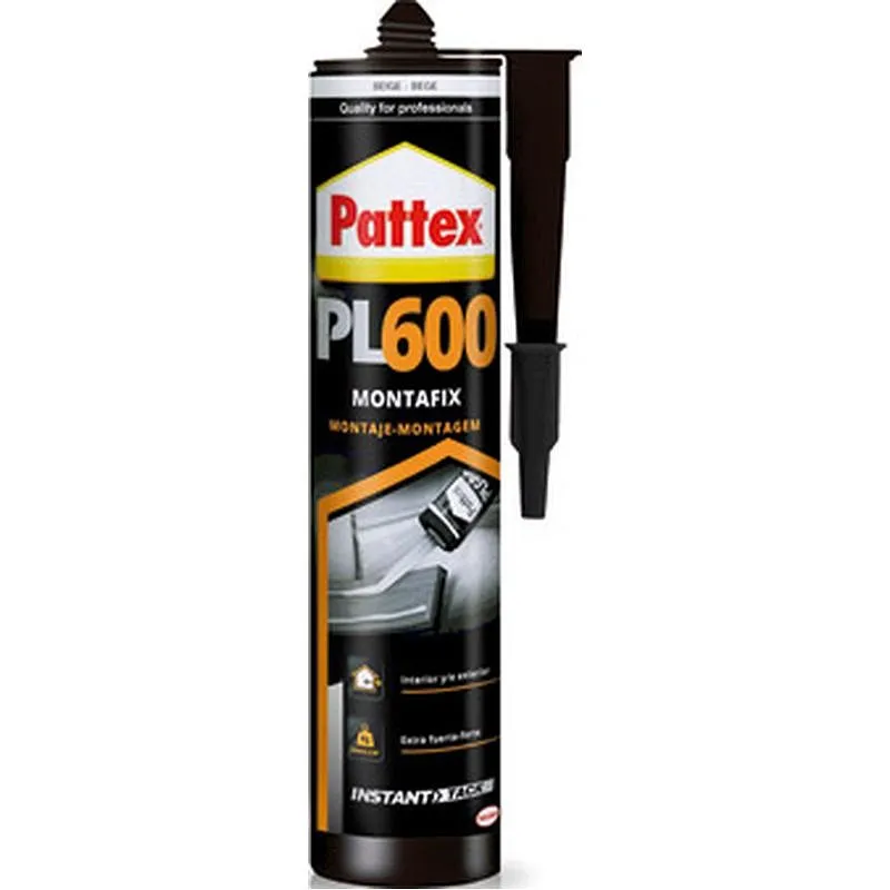 Compra ADHESIVO MONTAJE MONTAFIX PL600 300 ML PATTEX 2965651 al mejor precio