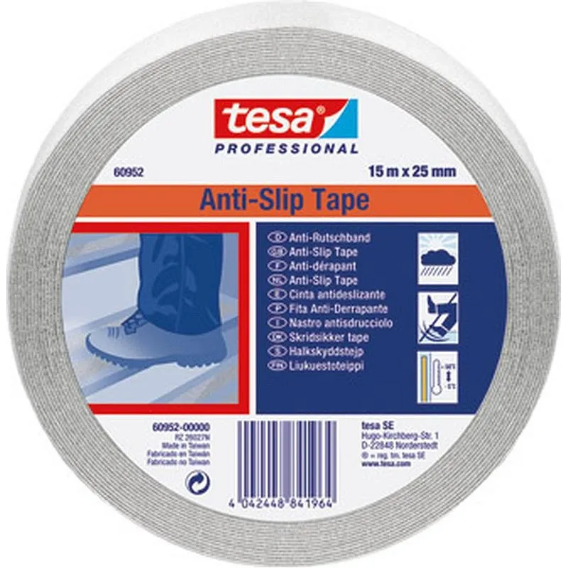 Compra CINTA ANTIDESLIZANTE ANTI-SLIP PROFESIONAL 15 M X 25 MM TRANSPARENTE TESA TAPE 60952-00000-01 al mejor precio