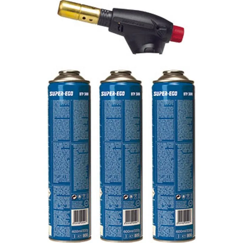 Compra SOPLETE A CARTUCHO + 3 CARTUCHOS BTP 300 SEGOFIRE PIEZO SUPER- EGO P00555500 al mejor precio