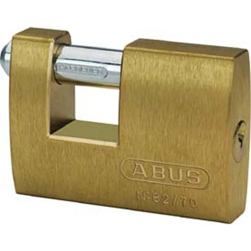 Compra CANDADO RECTANGULAR 82 MONOBLOCK BLISTER 90 MM LATON ABUS 82/90 B al mejor precio