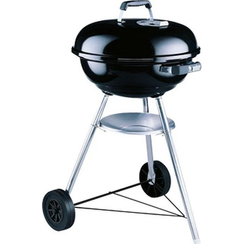 Compra BARBACOA CARBON REDONDA COMPACT KETTLE CON TAPA diametro 47 X 88 CM WEBER 1221004 al mejor precio
