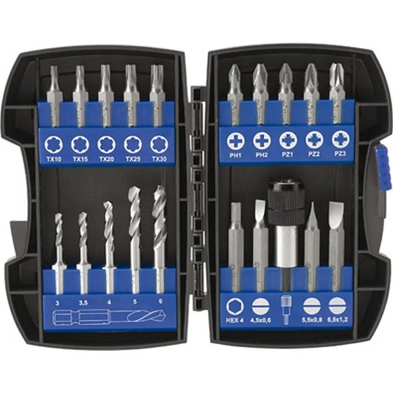 Compra BROCA + PUNTA ATORNILLAR SET 20 PZ 1500/18225 18225 al mejor precio