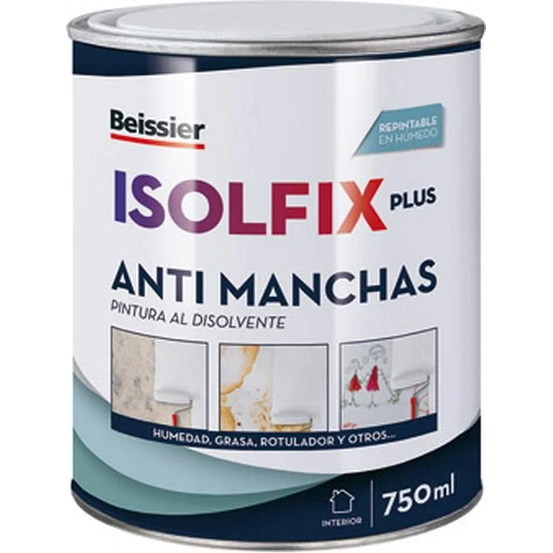 Compra PINTURA ANTIMANCHAS ISOLFIX PLUS 750 ML BLANCO BEISSIER 34040-006 al mejor precio