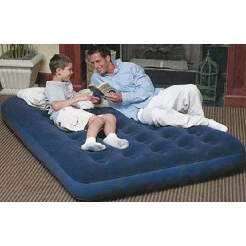 Compra COLCHON CAMA HINCHABLE DOBLE BOMBA PIE 191X137X22CM + BOMBA PIE BESTWAY 67002 al mejor precio