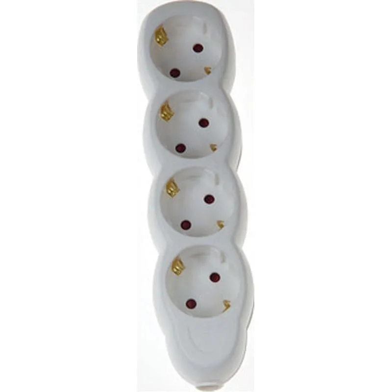 Compra BASE MULTIPLE SIN INTERRUPTOR 4 TOMAS 9624304 al mejor precio