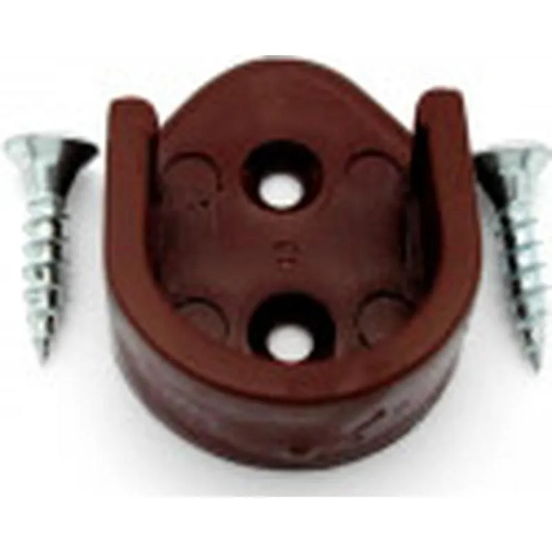 Compra SOPORTE BARRA ARMARIO 2 UNIDADES MARRON FER 26461 al mejor precio