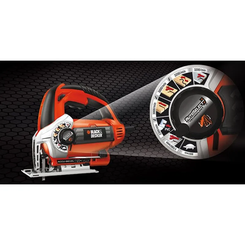 Compra SIERRA DE CALAR CON CABLE PENDULAR 620 W BLACK & DECKER KS900SK al mejor precio