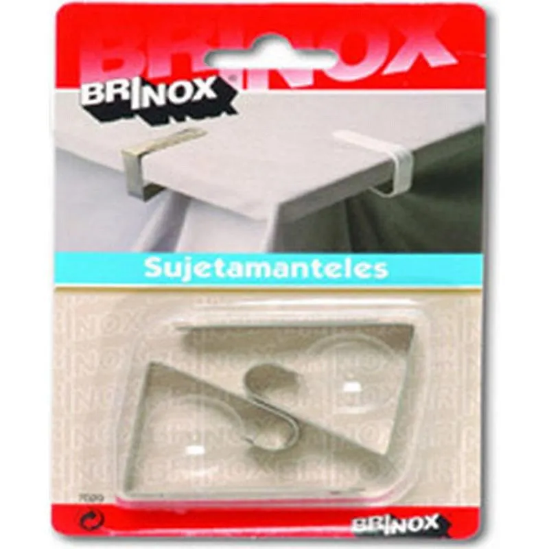 Compra SUJETAMANTELES INOXIDABLE 2 UNIDADES BRINOX B70200E al mejor precio