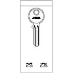 LLAVE ACERO U-3D JMA U-3D