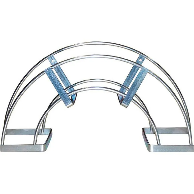 COLGADOR MANGUERA PARED 25 M INDALO 40 X 14 CM EPOXI PLATA MAIOL CA2010