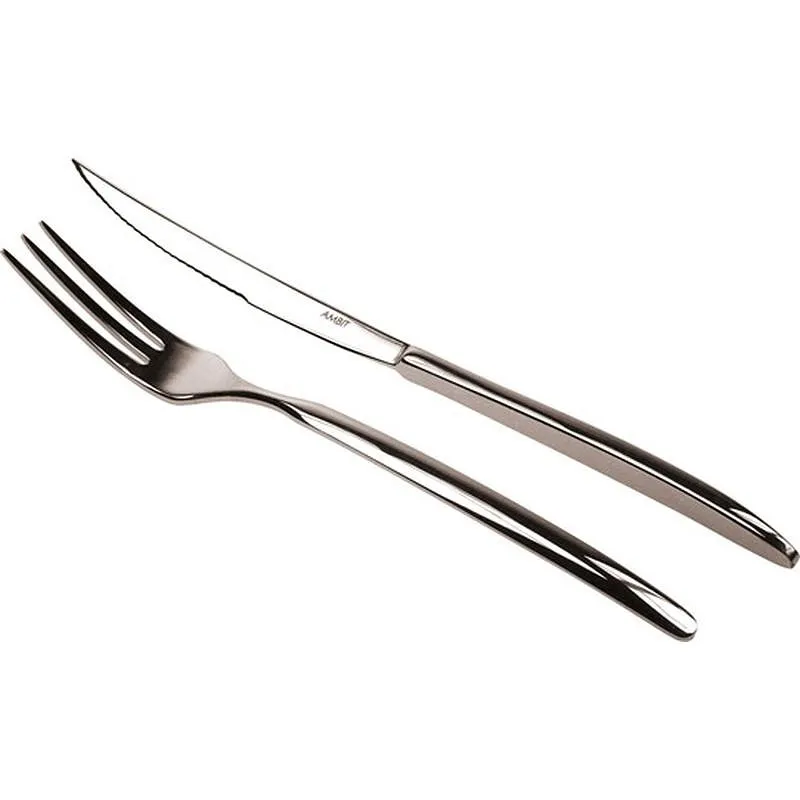 Compra CUBERTERIA INOX 12 PIEZAS ESPECIAL CHULETERO AMBIT PLATINUM al mejor precio