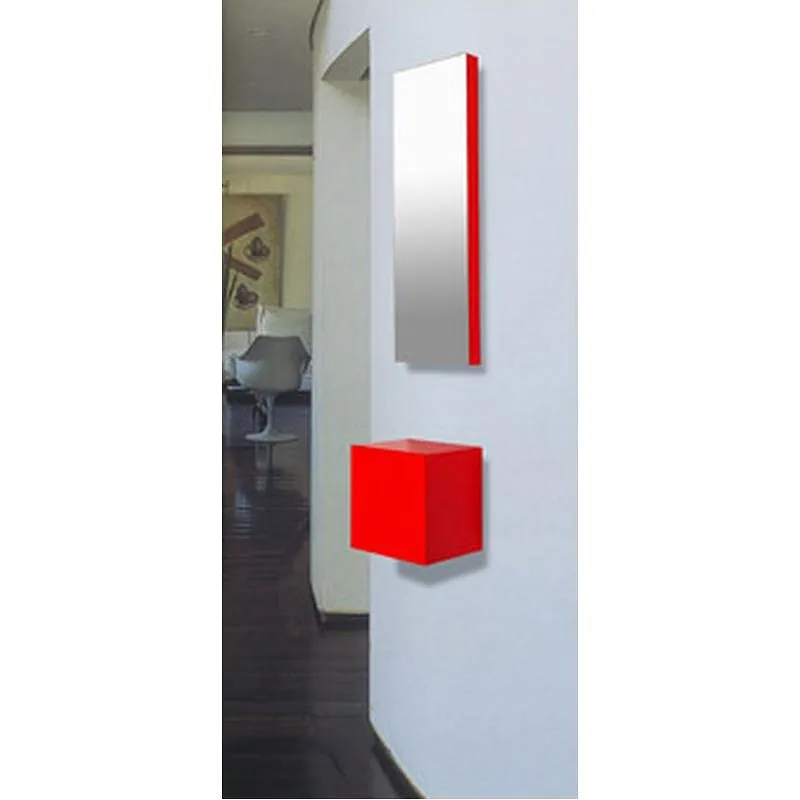 Compra ESPEJO RECIBIDOR 25X75X4.5CM E101ROJO 9627387 al mejor precio