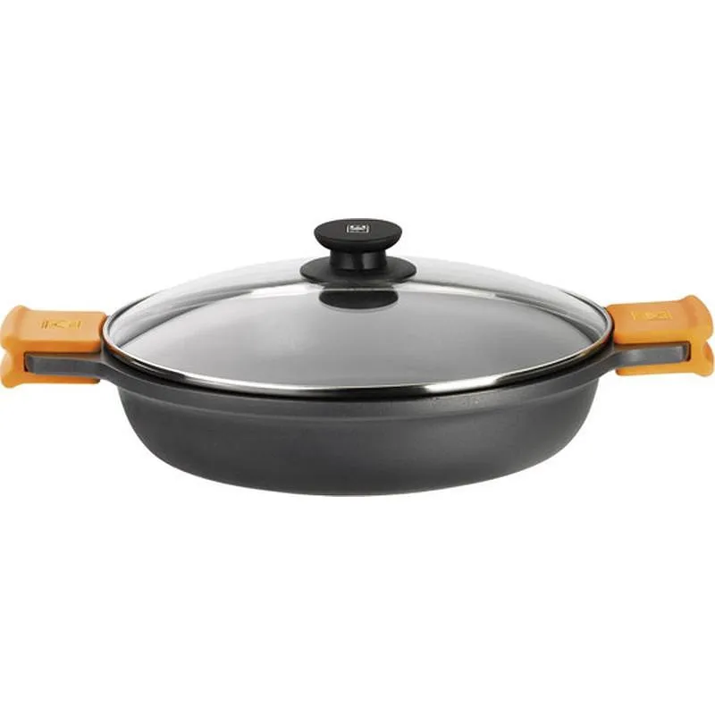 Compra CAZUELA BAJA ALUMINIO FUNDIDO CON TAPA EFFICIENT 28 CM INDUCCION BRA A270528 al mejor precio