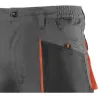 BERMUDA ALGODON POLIESTER TOP RANGE GRIS / NARANJA TALLA M JUBA 962/M