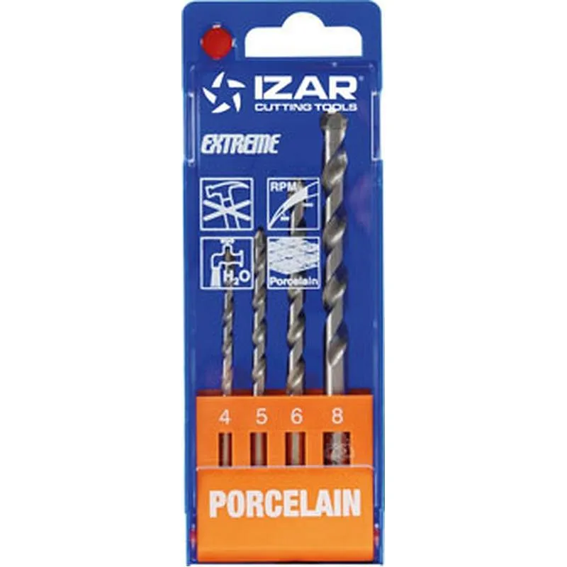 Compra BROCA PORCELANICO PROF. CIL. M/DURO EXTREME JUEGO 1482- 4 A 8 MM 4 UNIDADES IZAR 31004 al mejor precio