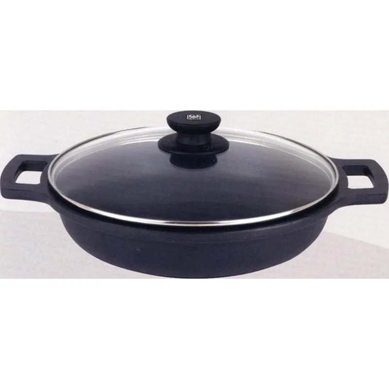 Compra CAZUELA BAJA ALUMINIO FUNDIDO SIN TAPA EFFICIENT 45 CM INDUCCION BRA A270545 al mejor precio