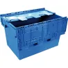 Compra CAJA ALMACEN Y TRANSPORTE POLIPROPILENO AZUL 600 X 400 X 340 MM TAYG 266003 al mejor precio