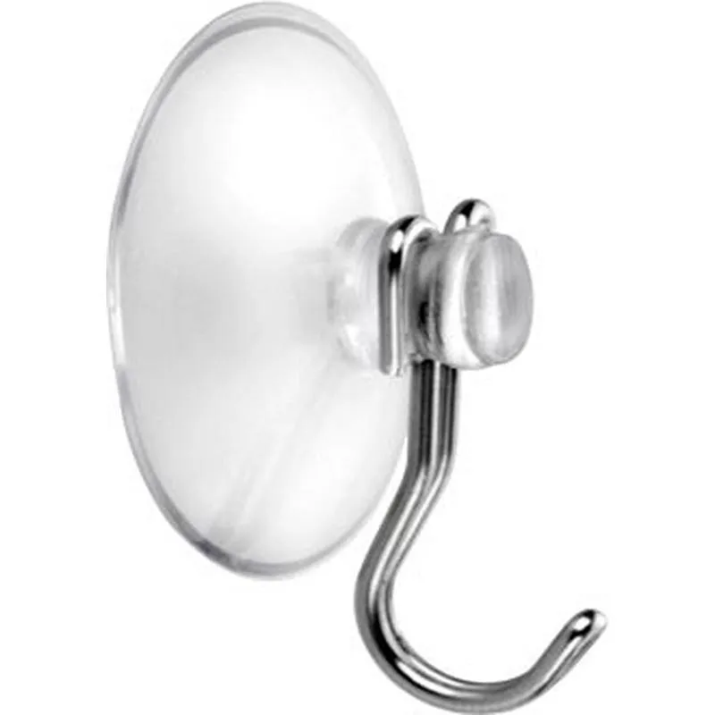 Compra COLGADOR VENTOSA 1 GANCHO TRANSPARENTE 4 UNIDADES INOFIX 1217-1- al mejor precio