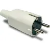 Compra CLAVIJA BIPOLAR 16A GOMA BLANCO FAMATEL 1104-B al mejor precio