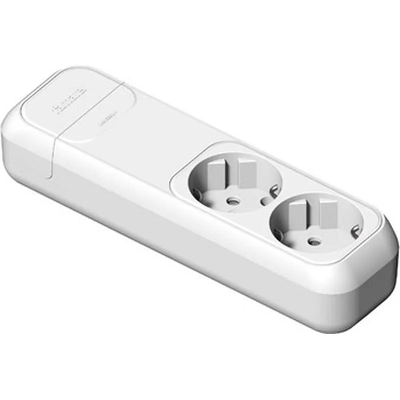 Compra BASE MULTIPLE SIN INTERRUPTOR SIN CABLE 2 TOMAS FAMATEL 2502 al mejor precio