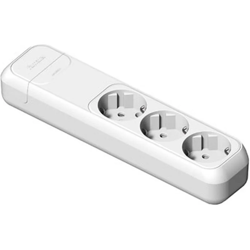 Compra BASE MULTIPLE SIN INTERRUPTOR SIN CABLE 3 TOMAS FAMATEL 2503 al mejor precio