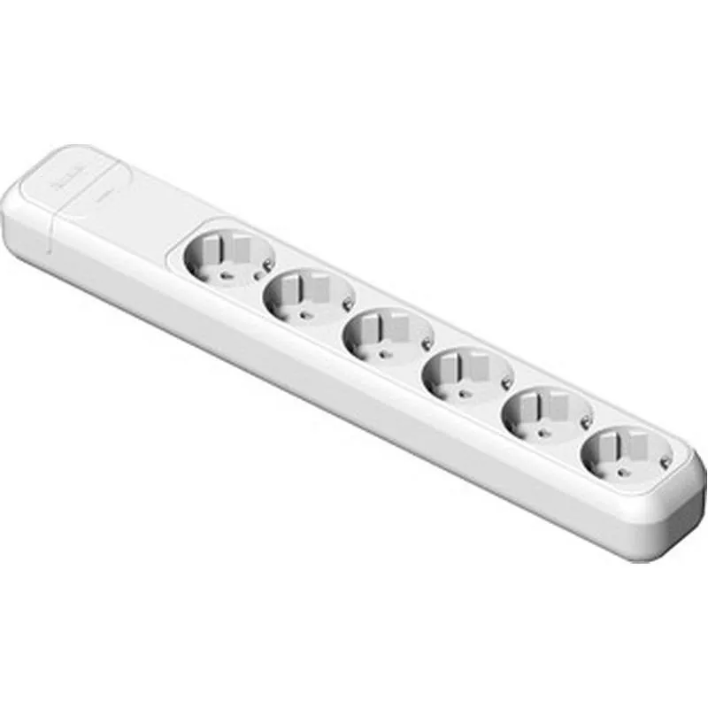 Compra BASE MULTIPLE SIN INTERRUPTOR SIN CABLE 6 TOMAS FAMATEL 2507 al mejor precio