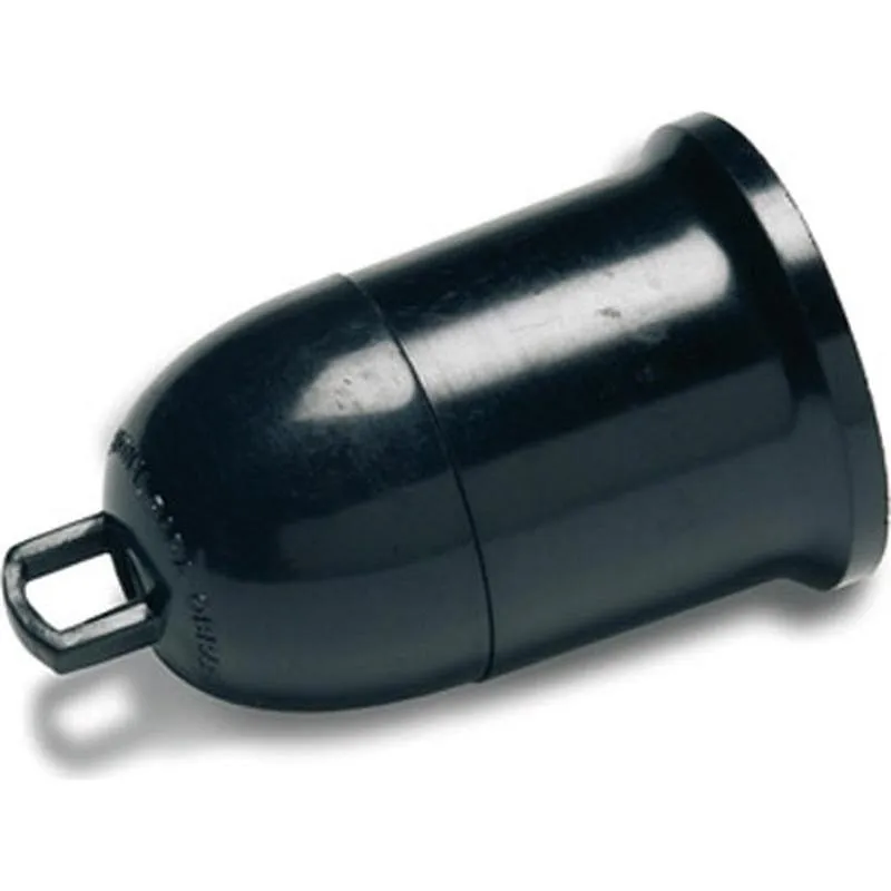 Compra PORTALAMPARAS LISO OBRA. E-27 NEGRO FAMATEL 175-N al mejor precio