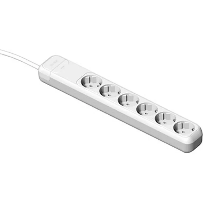 Compra BASE MULTIPLE SIN INTERRUPTOR 6 TOMAS 1.5MT FAMATEL 2517 al mejor precio