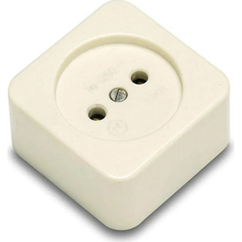 Compra BASE ENCHUFE BIPOLAR 10-16A PORCELANA FAMATEL 2201 al mejor precio