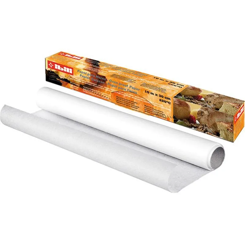 Compra PAPEL PARA HORNO 10 M X 30 CM IBILI 200730 al mejor precio
