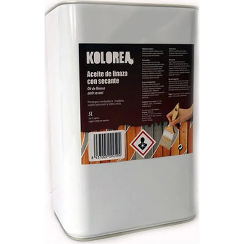Compra ACEITE LINAZA CON SECANTE 5 L KOLOREA 9631903 al mejor precio
